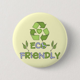 Eco-Friendly T-shirts and Gifts 6 Cm Round Badge