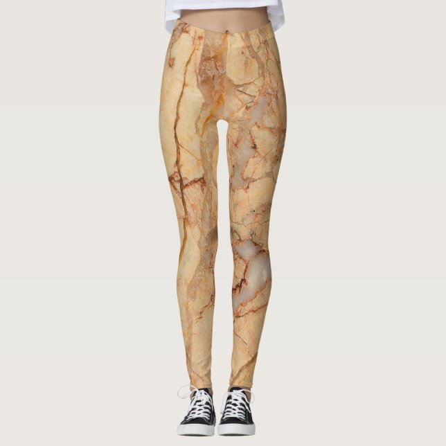 Eco-Friendly Watercolor Leggings for Conscious (Front)