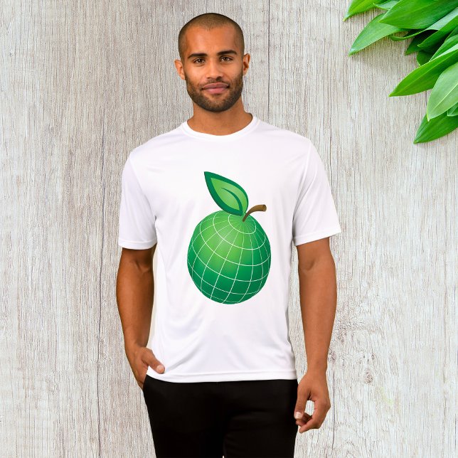 Eco Globe Fruit Green Earth Leaf Sphere  T-Shirt (Creator Uploaded)