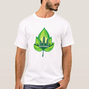 Eco Green City Sustainable Living Design t-shirt