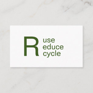 Eco green company name q r code website email deta business card