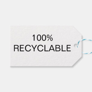 Eco green company name q r code website email deta gift tags