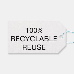 Eco green company name q r code website email deta gift tags