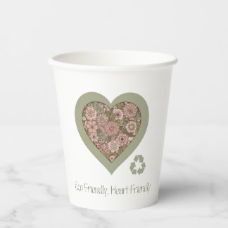 Eco & Heart-Friendly Love Paper Cups