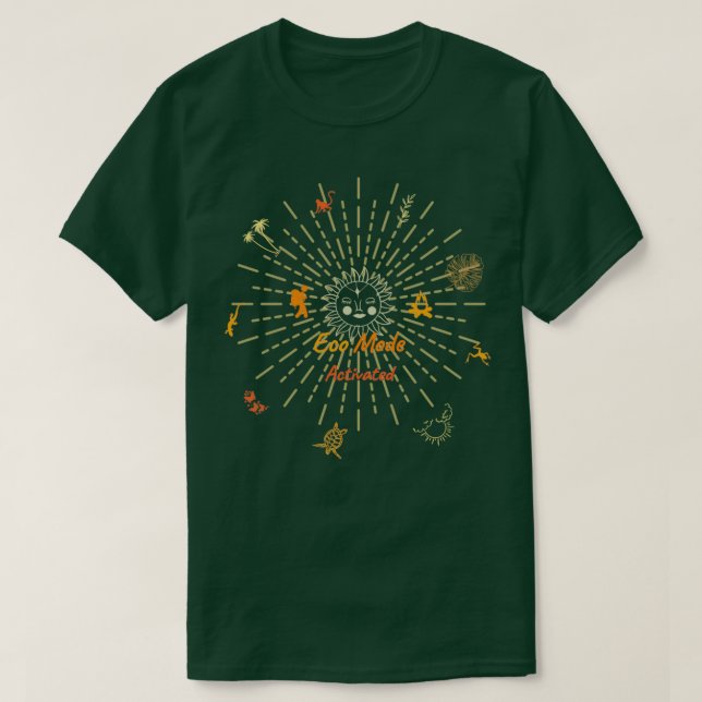 Eco Mode Activated  T-Shirt (Design Front)