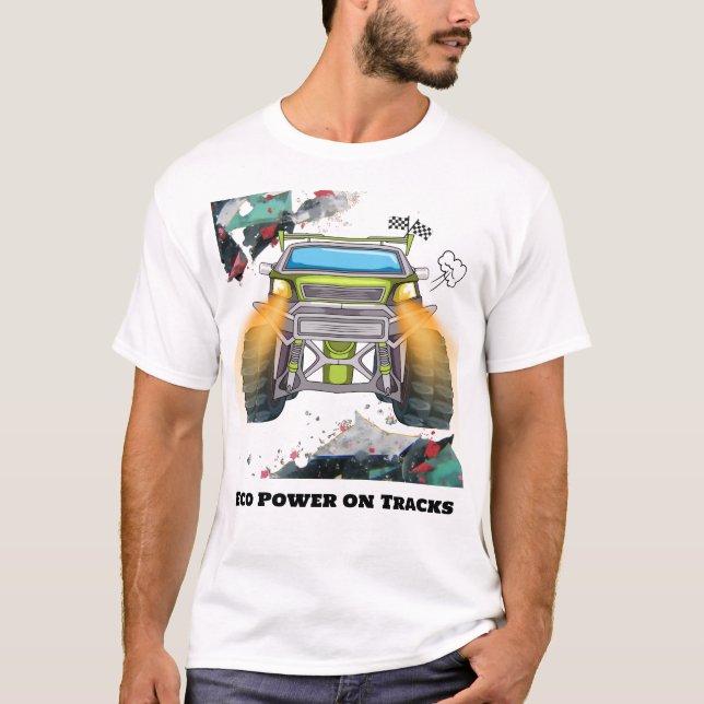 Eco Power on Tracks T-Shirt (Front)