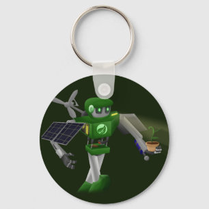 Eco Robot With Robin Key Ring