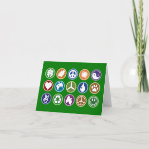 Eco Symbols Holiday Card