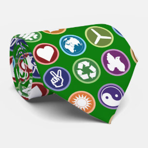 Eco Symbols Tie