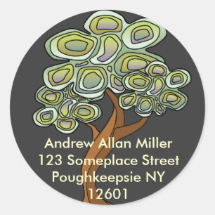 Eco Tree Book Label