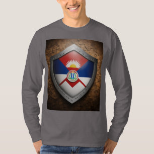 Eco-Warrior Shield: Paraguay-Inspired Sleeve T-Shirt