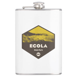 Ecola State Park Oregon Hip Flask