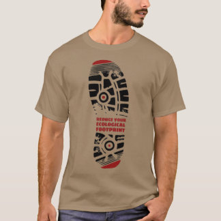 Ecological Footprint Sticker amp Gift Environmenta T-Shirt