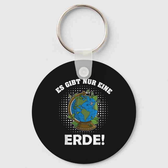Ecologist Environmental Protection Animals Plants  Key Ring (Front)