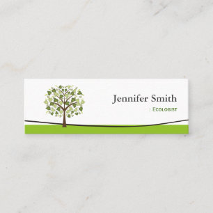 Ecologist - Wishing Tree of Hearts Mini Business Card