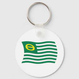 Ecology Movement Flag Keychain