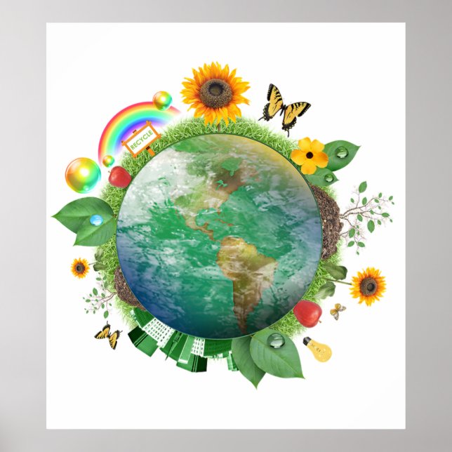 Ecology : recycle - poster (Front)