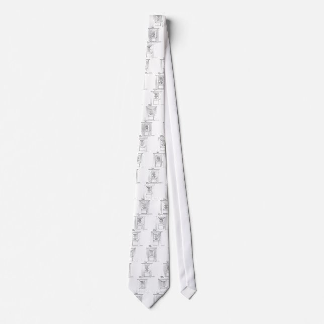 Economics Cartoon 3781 Tie (Front)