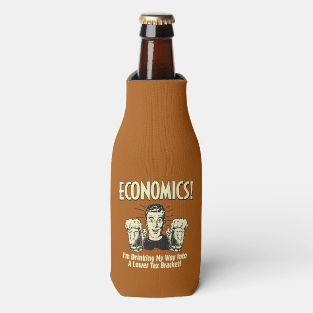 Economics: Drinking Lower Tax Bracket Bottle Cooler (Bottle Front)