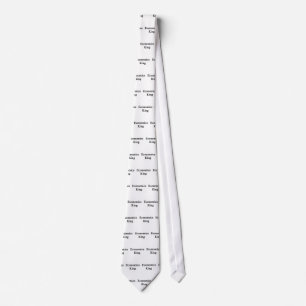 Economics King Tie
