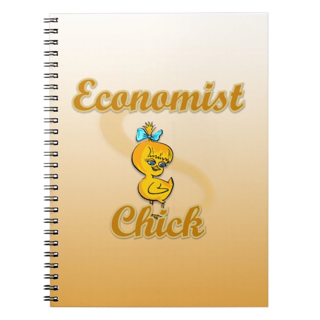 Economist Chick Spiral Notebook (Front)