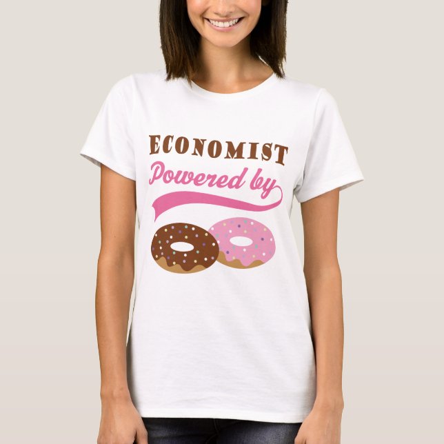 Economist Gift (Doughnuts) T-Shirt (Front)