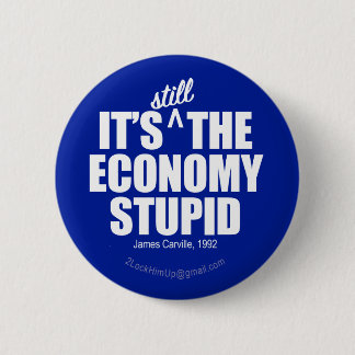 Economy Stupid Button