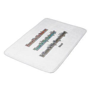 Economy vs Environment Bath Mat