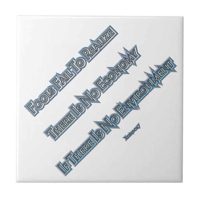 Economy vs Environment Tile (Front)