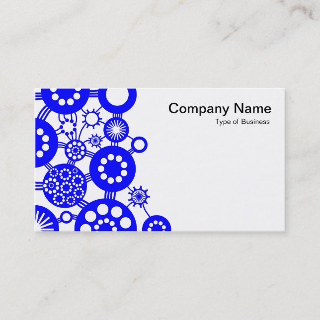 Ecosystem - Blue on White Business Card (Front)