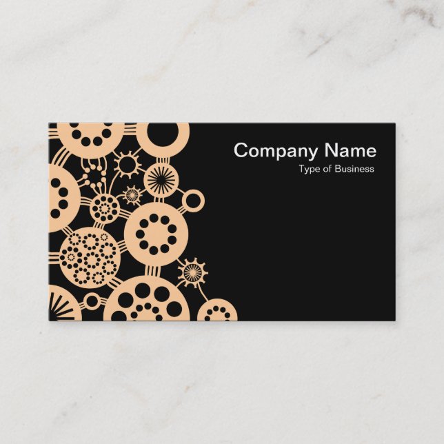 Ecosystem - Sand on Black Business Card (Front)