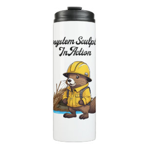 Ecosystem Sculptors In Action Beaver Thermal Tumbler