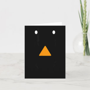 Ecrow Face Funny Y Sad Halloween Costume Card