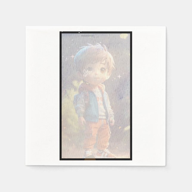 Ecru colours 4d photography  napkin (Front)
