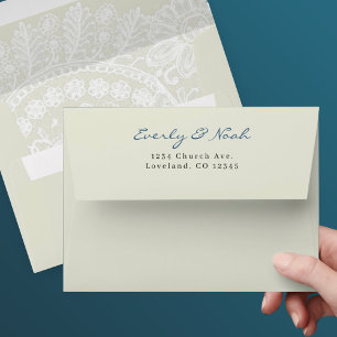 Ecru Wedding Special Occasion Envelope