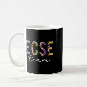 Ecse Team Leopard Ck To School Cute Teachers Women Coffee Mug