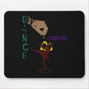 Ecstatic Dance Llerina Dancer In A Tutu Freestyle  Mouse Pad
