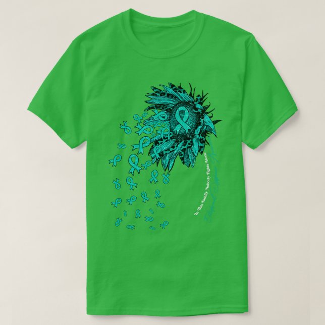 Ectodermal Dysphasia Awareness sunflower nobody fi T-Shirt (Design Front)
