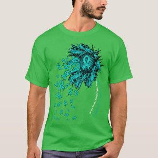 Ectodermal Dysphasia Awareness sunflower nobody fi T-Shirt