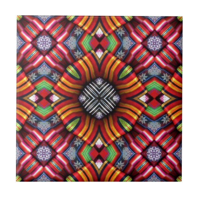 Ecuador Abstract Tile (Front)
