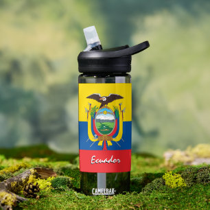 Ecuador bottle, patriotic Ecuador Flag Water Bottle