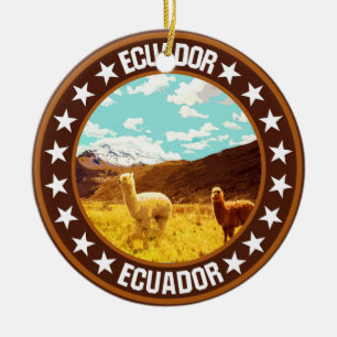 Ecuador Ceramic Tree Decoration