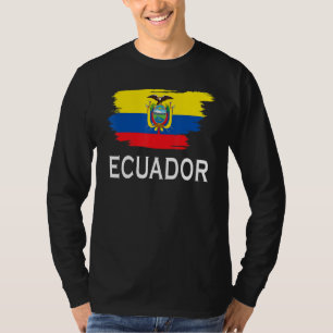 Ecuador Country Ecuadorian Flag for Men Women Kids T-Shirt