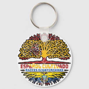 Ecuador Ecuadorian Ecuadoran Spain Spanish Key Ring