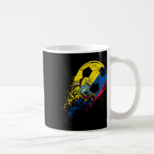 Ecuador Ecuadorian Flag Footll Player  Coffee Mug