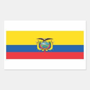 Ecuador/Ecuadorian Flag Rectangular Sticker