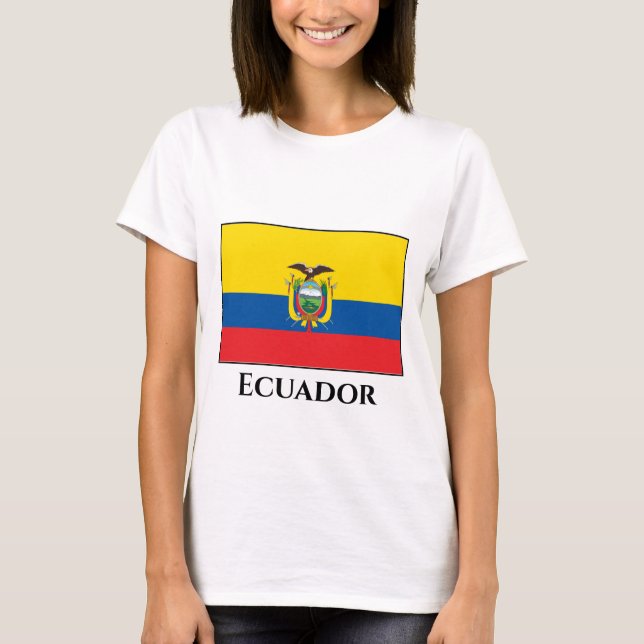 Ecuador (Ecuadorian) Flag T-Shirt (Front)