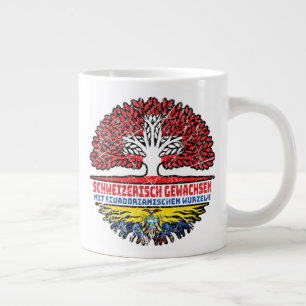 Ecuador Ecuadorianisch Schweizer Schweiz Baum Large Coffee Mug