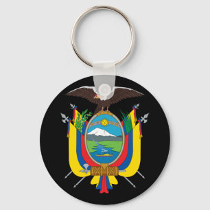 ecuador emblem key ring