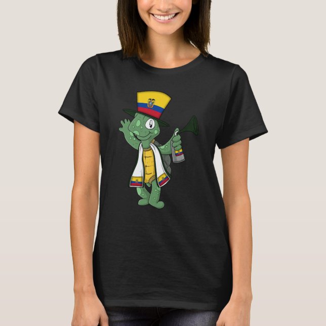 Ecuador Fan Tortoise T-Shirt (Front)